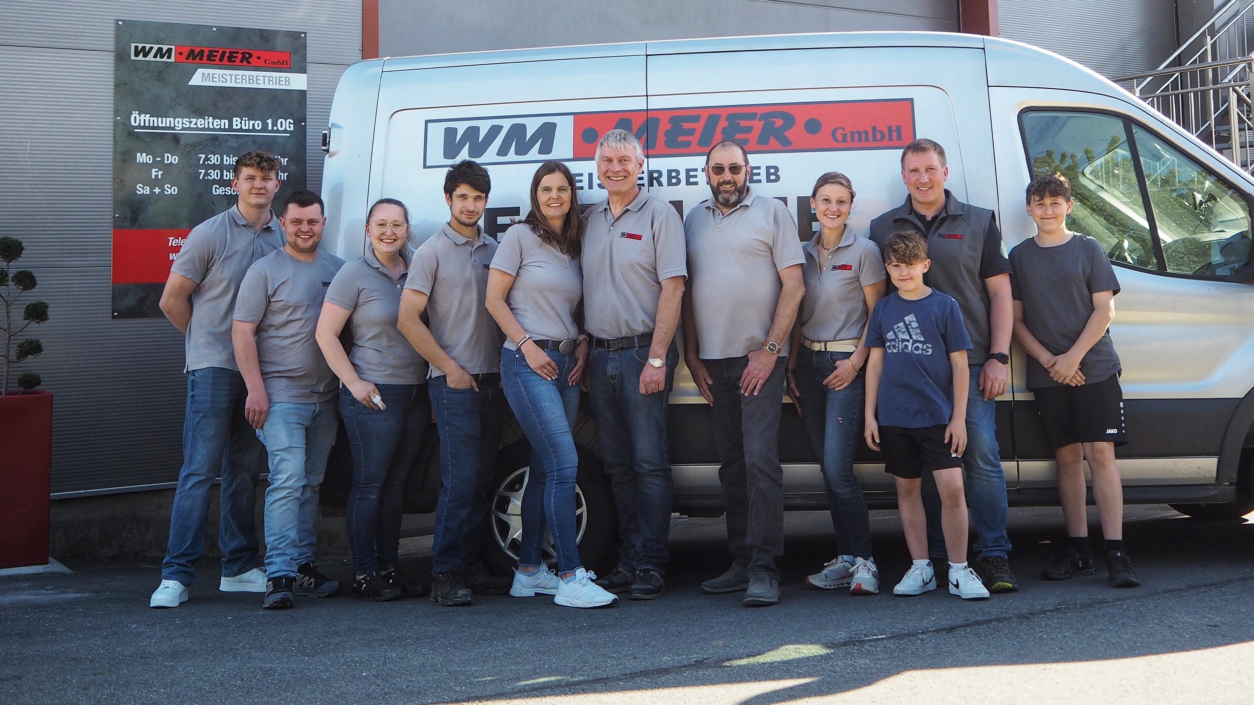 Das Team von WM Meier